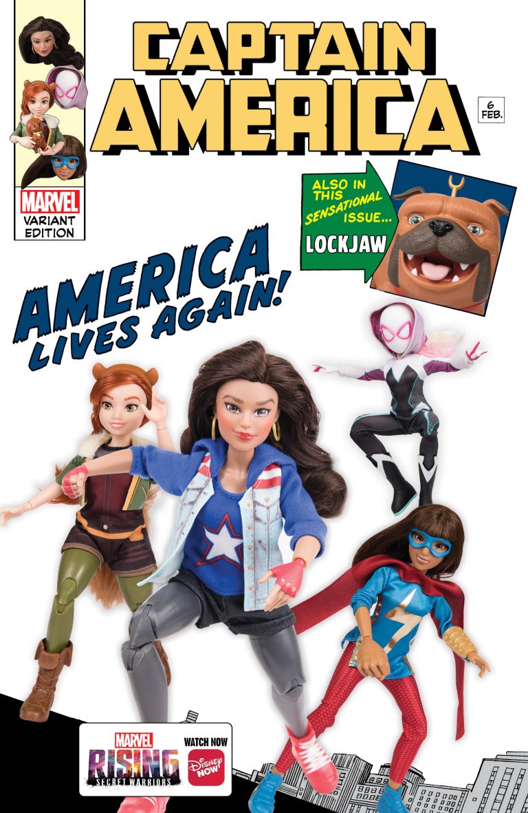 Introducing Marvel Rising Action Doll Homage Covers